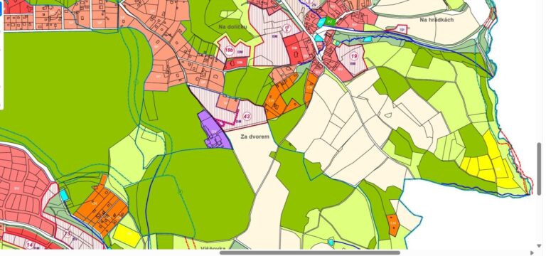 Prodej stavebního pozemku 2 203 m2, obec Kunice, Praha – východ